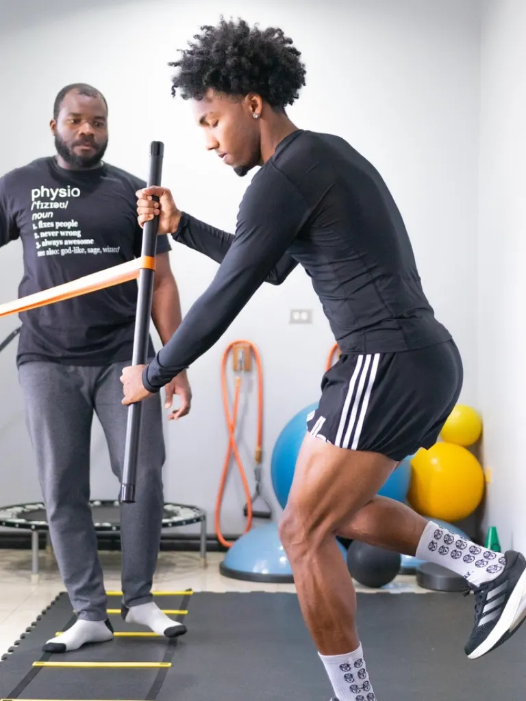 physiotherapy session